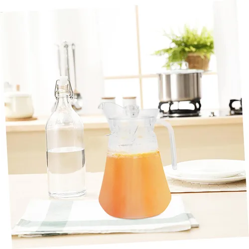 Vista 8 de Jarra de bebidas de 1,5 l, jarra de té helado, jugo de leche, jarra inastillable, refrigerador, uso doméstico