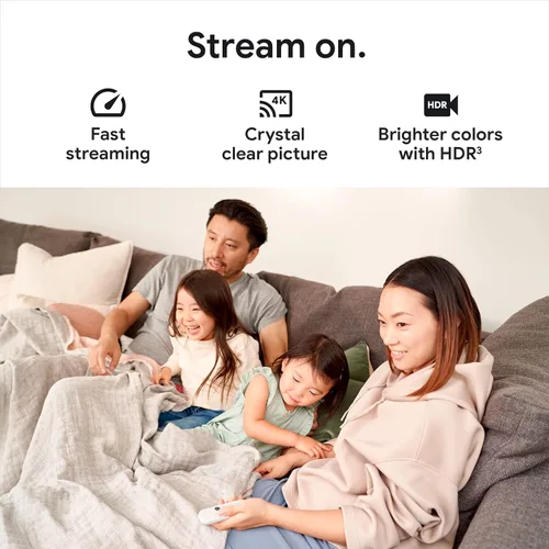 Vista 3 de Chromecast con Google TV (4K) - Transmisión de entretenimiento en tu televisor con búsqueda por voz, mira películas, programas y televisión en vivo