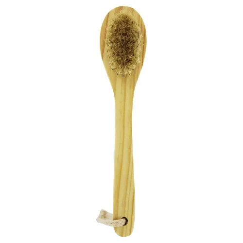 Vista 8 de Baudelaire Cepillo de baño de sisal para ducha, 9 pulgadas, cepillo tradicional de esponja de lufa de estilo japonés para una excelente exfoliación
