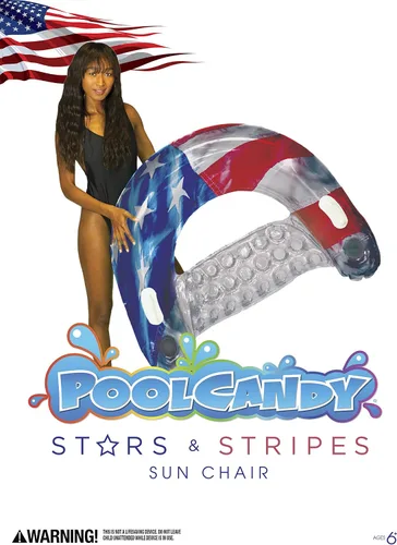 Vista 7 de PoolCandy Balsa de agua para silla de sol, varios estilos de sillas Blanco