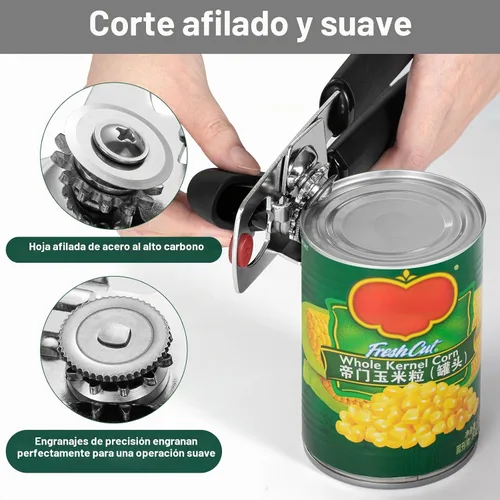 Vista 3 de Beneno - Abrelatas y abrebotellas magnético de alta resistencia, color negro