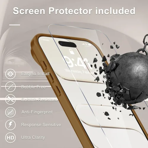 Vista 1099 de Funda para Google Pixel 10 Pro XL, cubierta magnética mate, color negro Fit for MagSafe, Screen Protector included, Shockproof Military Grade