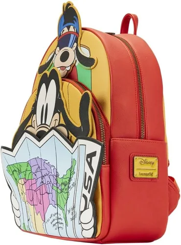 Vista 3 de Loungefly Disney A Goofy Movie Road Trip - Mochila estándar, Multi, Mochila