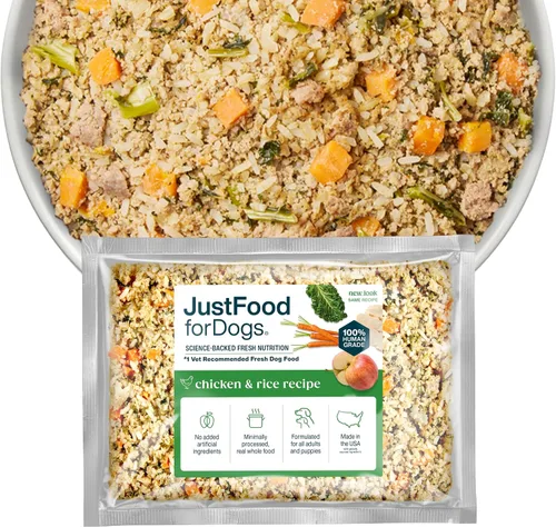 Vista 16 de JustFoodForDogs Comida Congelada Fresca para Perros, Comida Completa o Complemento, Receta de Carne de Res y Papa Russet de Grado Humano, 18 oz
