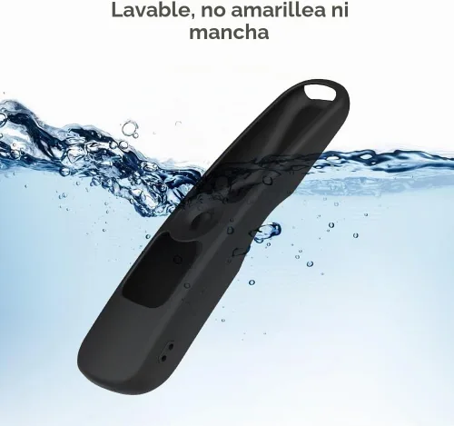 Vista 4 de USTIYA Funda de silicona para LG TV Magic MR24GC/MR23/MR22/MR21 2023 2022 2021, funda protectora de silicona (negro)