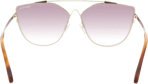 Vista 4 de Tom Ford FT0563 28G - Lentes de sol piloto Jacquelyn de oro rosa brillante categoría 2 Oro