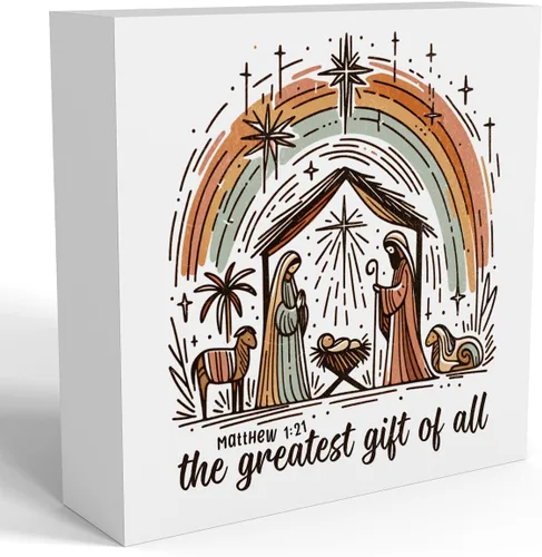 Vista 7 de Decoración navideña de cafetería, decoraciones navideñas divertidas retro, lazo rosa, letrero de calorías de pan de jengibre, regalo para mujeres