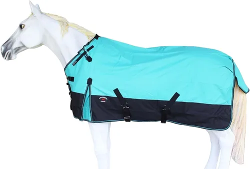 Vista 7 de 60 "1200D Participación Impermeable Caballo de Lluvia Hoja Luz Invierno Manta Forro Polar 381LG