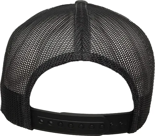Vista 2 de Mexico JGL Black RECORTADO EL CHAPÓ Guzman HAT CAMO Black Mesh Vicera Doblada Negro talla única