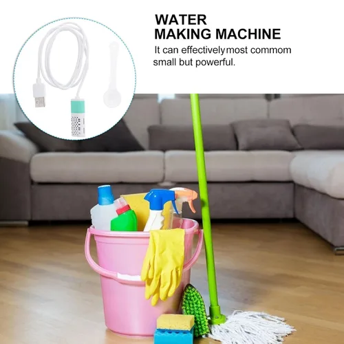 Vista 4 de 8 unids generador casero portátil que hace la máquina con carga USB simple generador de agua electrolítico para viajes y limpieza