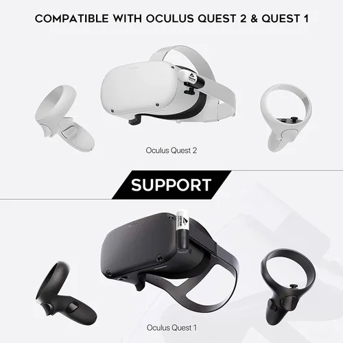 Vista 9 de UPREAL Capsule Power Bank for OculusMeta Quest 2 Accessories - Ultra Lightweight Portable Battery Pack Compatible with Oculus Elite Strap - Extra 2