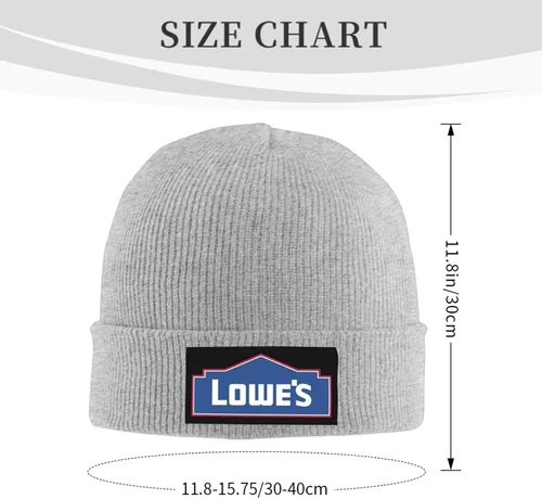 Vista 2 de ATOMDEAM Sombrero de punto Sombrero de lana Caliente Moda al aire libre Lowe'S-Logo-Blue_Sknitted Hat Unisex