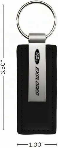 Vista 7 de Au-TOMOTIVE GOLD Rectangular Leather Key chain for Ford Explorer