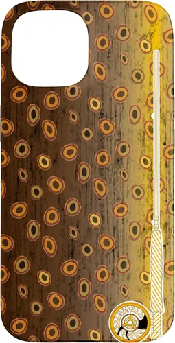 Vista 6 de Funda de pescador con estampado de trucha marrón para iPhone 16