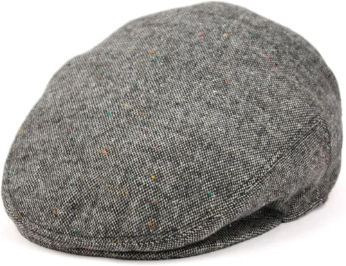 Vista 22 de Epoch Gorra de conducción de cabbie de lana de espiga para hombre