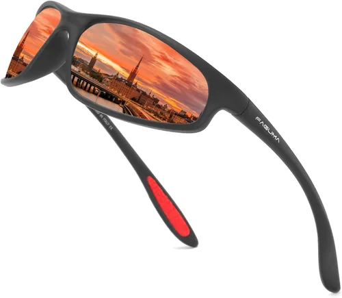 Vista 8 de Gafas de sol deportivas polarizadas para hombres, ciclismo, conducción, pesca, protección UV400