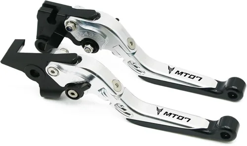 Vista 9 de Palancas de embrague de freno plegables ajustables para motocicleta para Yamaha MT-07 FZ-07 FZ07 MT07 2014 2023 Manijas de control delantero