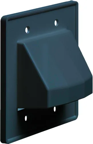 Vista 5 de Arlington, placa de pared para cables, empotrada, puede pintarse, CE1BL-1