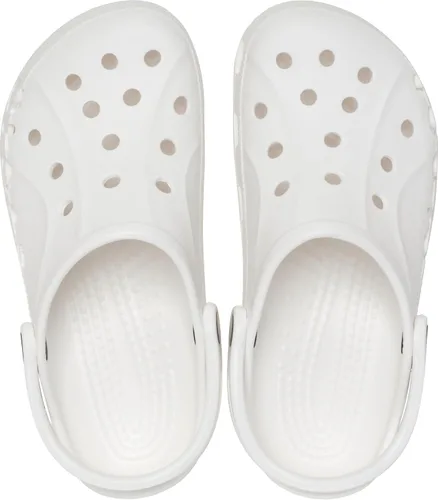 Vista 3 de Crocs - Zuecos Baya unisex para adultos, Blanco