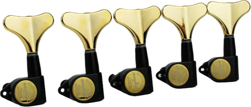 Vista 9 de Guyker Afinadores de Bajo para Guitarra (2R + 2L) - Clavijas de afinación con relación 1:17, cabezal sellado, reemplazo de máquina de afinación