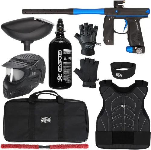 Vista 9 de Action Village Empire Mini GS TP Level 2 Kit de pistola de paintball protector