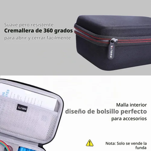 Vista 4 de LTGEM - Estuche rígido para Sphero Mini Activity Kit - Bolsa protectora de viaje para almacenamiento