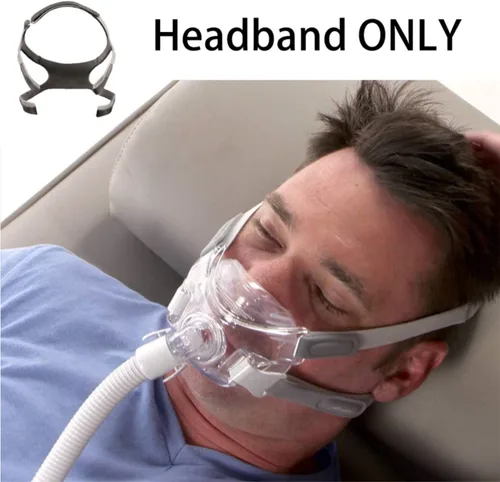 Vista 4 de Amara View CPAP - Correa de protección para la cabeza, estándar Casco de repuesto para máscara facial completa Amara View, sin máscara