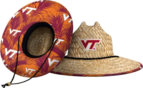 Vista 8 de FOCO - Sombrero de paja con logotipo de equipo universitario de NCAA y estampado floral para hombre