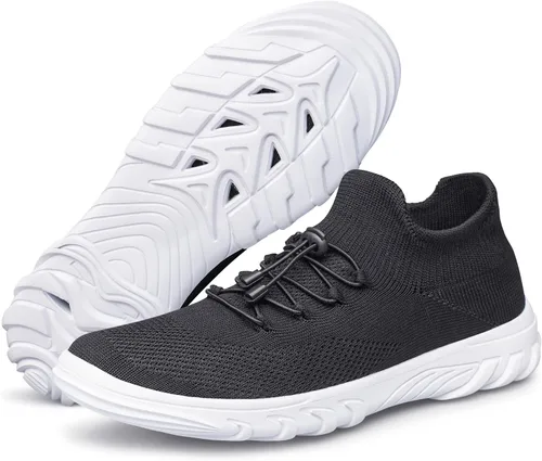 Vista 6 de Zapatos de agua para hombre y mujer, de secado rápido, zapatos de agua sin cordones, zapatos casuales para caminar para buceo, natación, surf, yoga