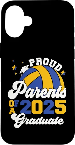 Vista 22 de iPhone 16 Parents of a 2025 Graduate Senior Graduation Volleyball Case