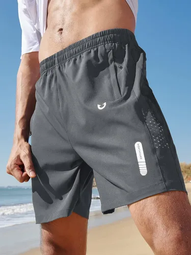 Vista 2 de NORTHYARD - Pantalones cortos deportivos para correr para hombres, ligeros, de secado rápido, 7, 5 o 9 pulgadas, para senderismo, deportes, gimnasio