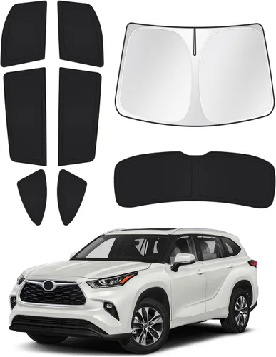 Vista 127 de Canvcle Parasol para parabrisas para Tesla modelo Y/3 2017-2025 2026 (compatible con modelos 2025 Y Juniper/2024 Modelo 3 Highland), parasol grueso