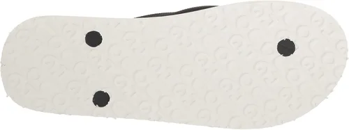 Vista 4 de Men's Script Logo Stripe Print Flip Flops