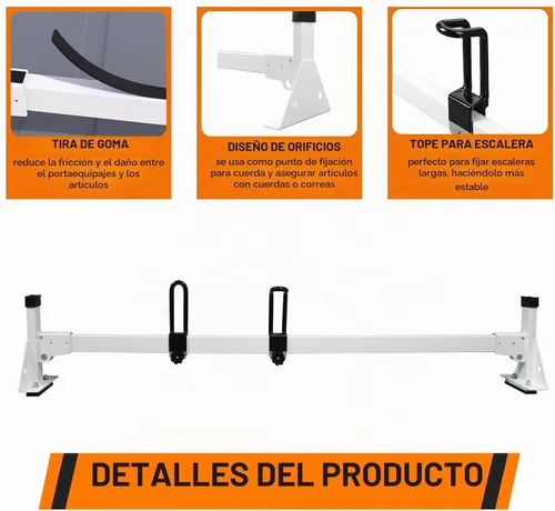 Vista 6 de MELIPRON - Soporte para escalera de techo para camioneta RAM ProMaster