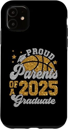 Vista 7 de iPhone 15 Parents of a 2025 Graduate Senior Graduation Basketball Case