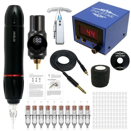 Vista 9 de Javelin - Kit de bolígrafo de tatuaje (extra grande)