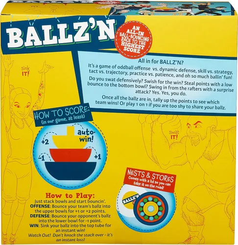 Vista 7 de Little Kids Ballz'n El juego de disparos de trucos de pelota de pong de ritmo rápido para adultos Tipsy y familia, diversión nocturna en el suelo