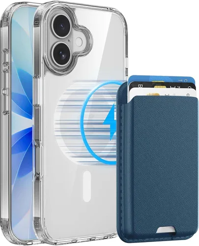 Vista 71 de Funda magnética para iPhone 12 Pro Max, cartera magnética desmontable con soporte para tarjetas, [compatible con MagSafe] grado militar, a prueba