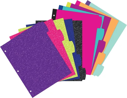 Vista 7 de Avery Big Tab Divisores reversibles de moda, colores surtidos, juego de 5 pestañas (24928)
