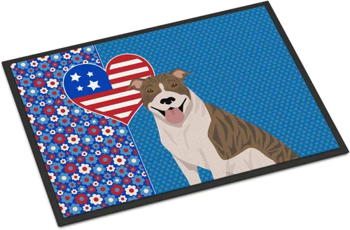 Vista 148 de Caroline's Treasures WDK5119JMAT Airedale Terrier USA - Tapete para interiores o exteriores, 24 x 36 pulgadas, tapete para puerta delantera