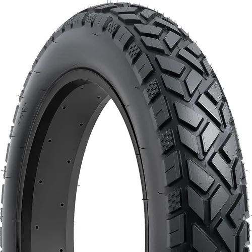 Vista 5 de Heavy Duty 20x4.0 Fat E-Bike Tire, High-Performance 20X4/102-406 Compatible with 20 x 4.0 Electric Bike, MTB, Mountain, All-Terrain Directional