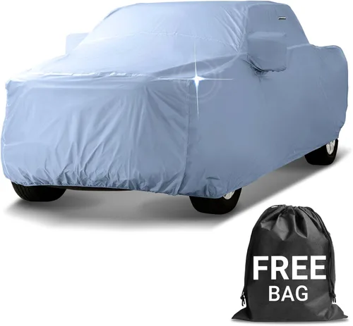 Vista 10 de iCarCover Premium Plus Cubierta impermeable para SUV para todo tipo de clima, cubiertas de coche con protección UV para Blazer K5, LR3, LR4, Tahoe