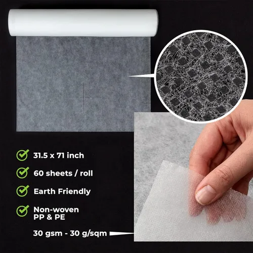 Vista 2 de Funda Desechable para Cama de Masaje - Material Desechable No Tejido - Ideal para Spa, Mesa de Masaje, Tatuaje, Mesa de Depilación con Cera