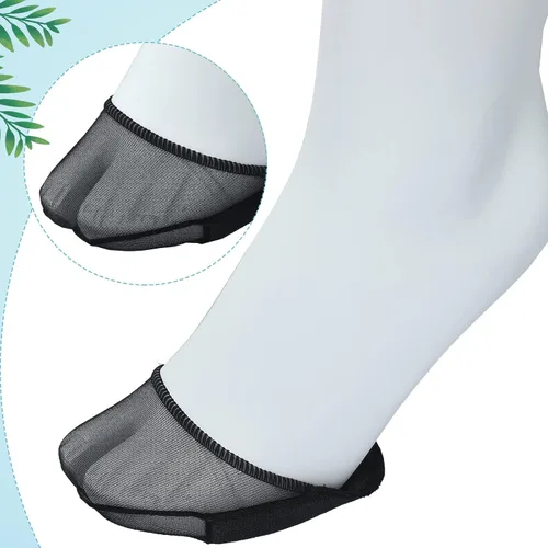 Vista 6 de 10 pares de calcetines para mujer con almohadillas acolchadas, almohadillas para el antepié, cojines medios calcetines, protectores antideslizantes
