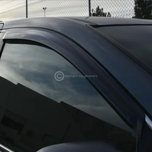 Vista 8 de R&L Racing Ventvisor Deflectores de ventana compatibles con Toyota Rav4 1996-2000 de 4 puertas Protector de luz solar y lluvia de humo oscuro
