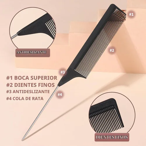 Vista 6 de YGDZ Lazos elásticos para el cabello, 1500 bandas de goma transparentes para el cabello, ligas negras para el cabello, mini bandas elásticas negro