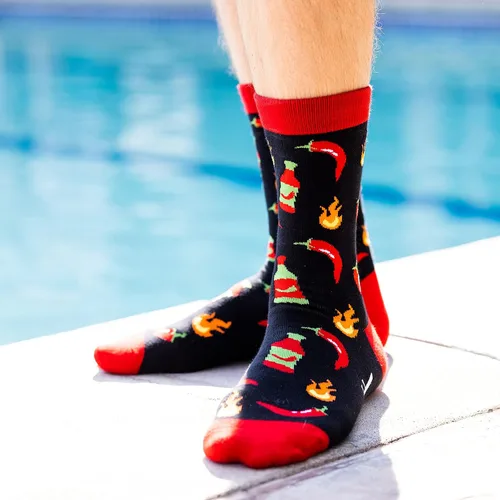 Vista 4 de Lavley Funny Socks For Men - Novelty Gifts For Sports Fans, Golfing, Pickleball, Weight Lifting, Racing and More