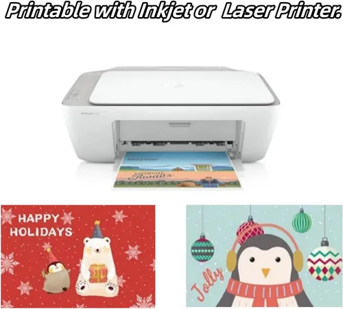 Vista 5 de Baisunt Paquete de 25 tarjetas de cartulina negra de 4 x 6 pulgadas en blanco grueso de 92 libras para hacer tarjetas de felicitación, tarjetas