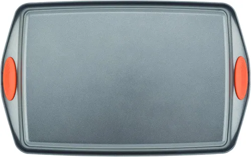 Vista 3 de Recipientes para horno Rachael Ray, set de 5 piezas antiadherentes, Bakeware Set, 5-piezas, Anaranjado