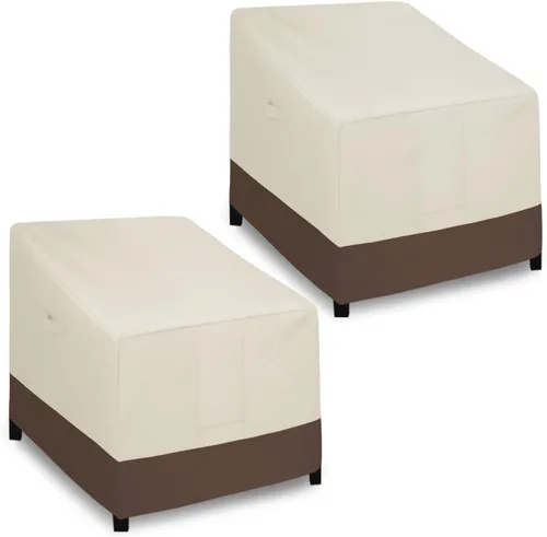 Vista 12 de Easy-Going Funda para Silla Apilable de Exterior Resistente, Funda para Silla de Patio Impermeable, Funda para Muebles de Exterior Resistente al